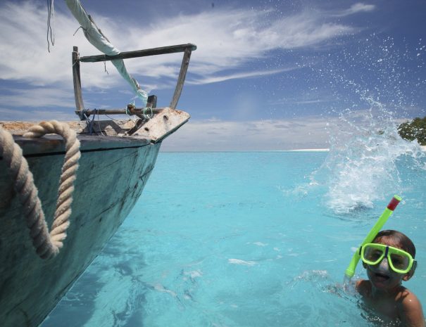 Enjoy snorkeling at Mnemba Island